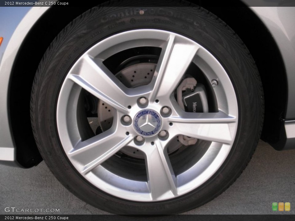 2012 Mercedes-Benz C 250 Coupe Wheel and Tire Photo #55675534