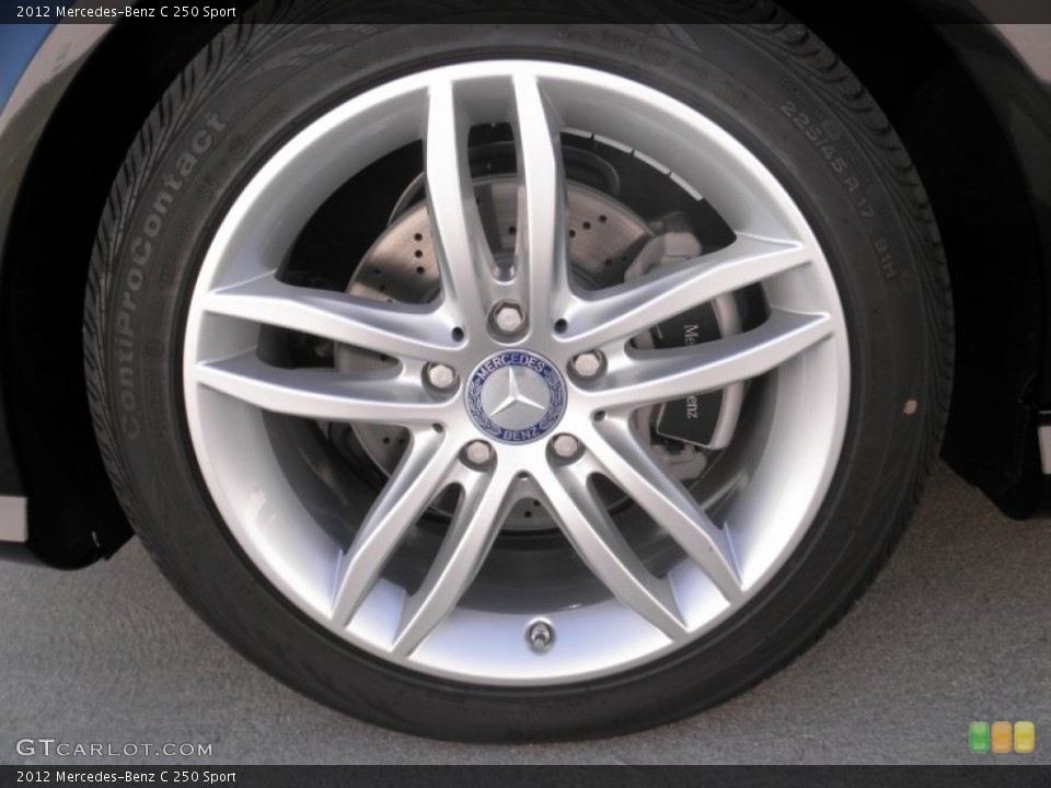 2012 Mercedes-Benz C 250 Sport Wheel and Tire Photo #55676068