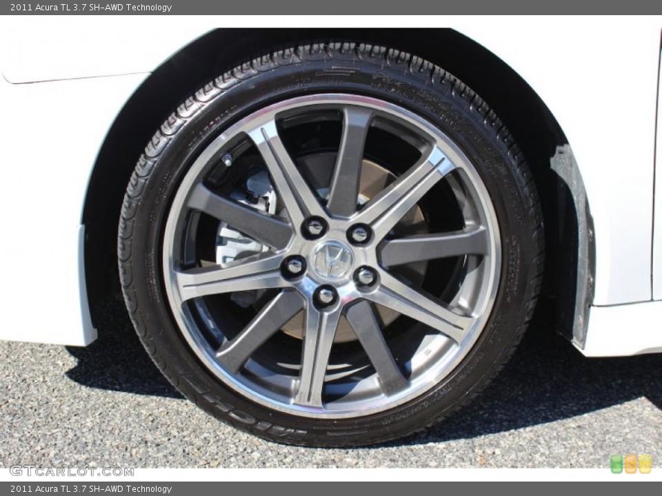 2011 Acura TL 3.7 SH-AWD Technology Wheel and Tire Photo #55682162