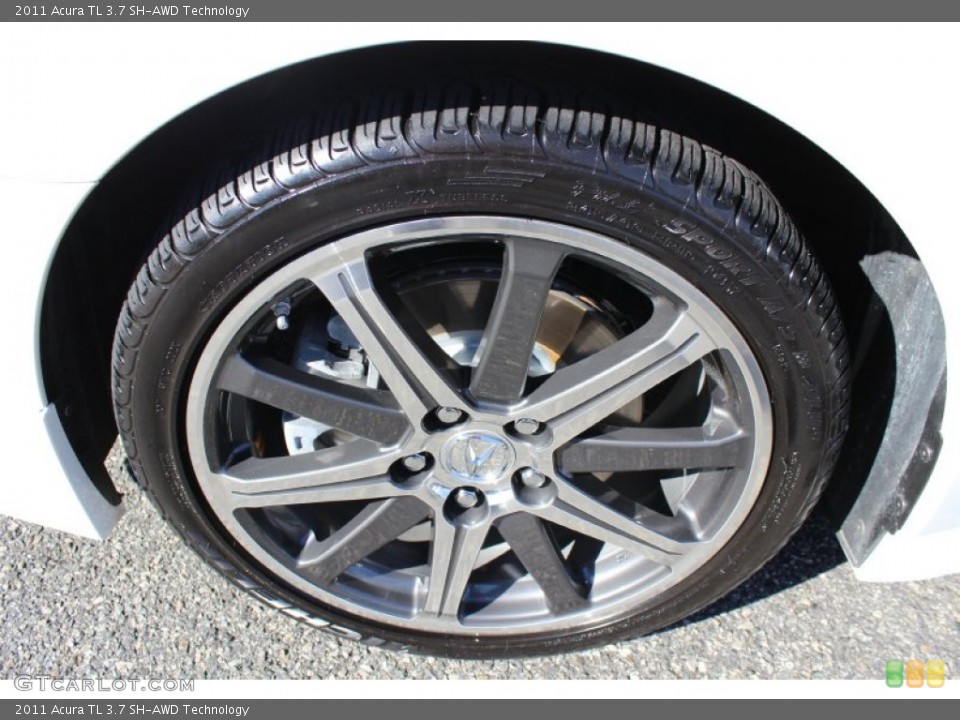 2011 Acura TL 3.7 SH-AWD Technology Wheel and Tire Photo #55682172