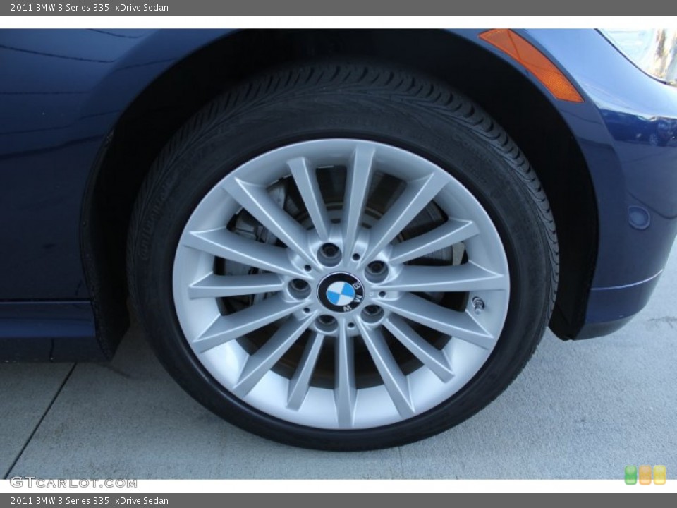 2011 BMW 3 Series 335i xDrive Sedan Wheel and Tire Photo #55688095