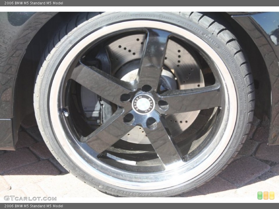 2006 BMW M5 Custom Wheel and Tire Photo #55688488