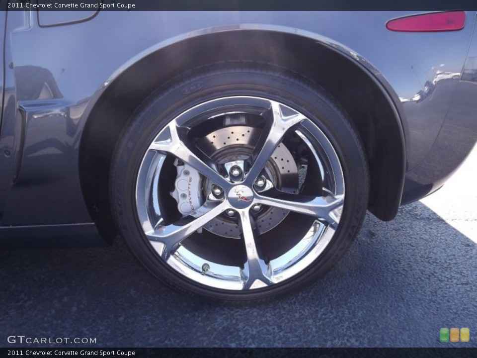 2011 Chevrolet Corvette Grand Sport Coupe Wheel and Tire Photo #55693360