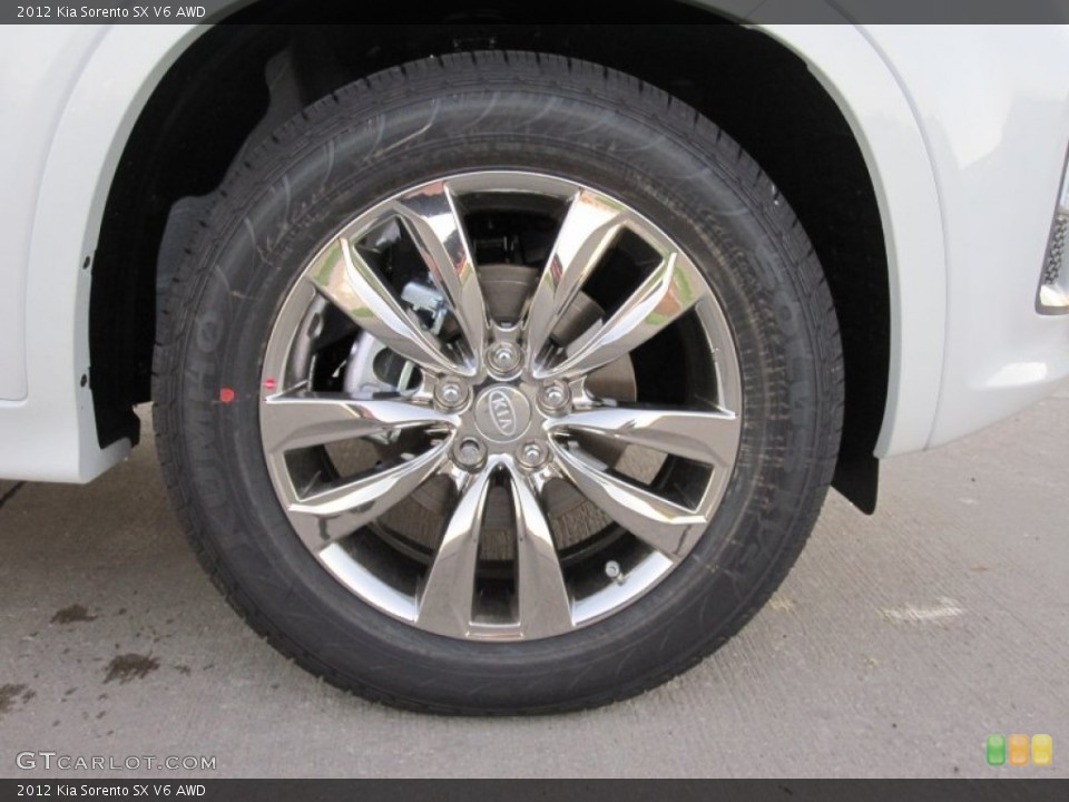 2012 Kia Sorento SX V6 AWD Wheel and Tire Photo #55699494