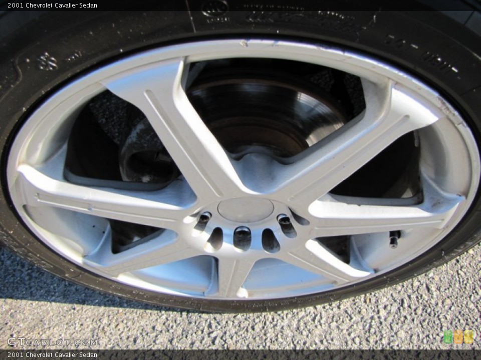 2001 Chevrolet Cavalier Custom Wheel and Tire Photo #55705607