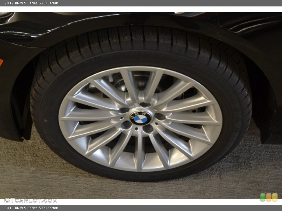 2012 BMW 5 Series 535i Sedan Wheel and Tire Photo #55706399