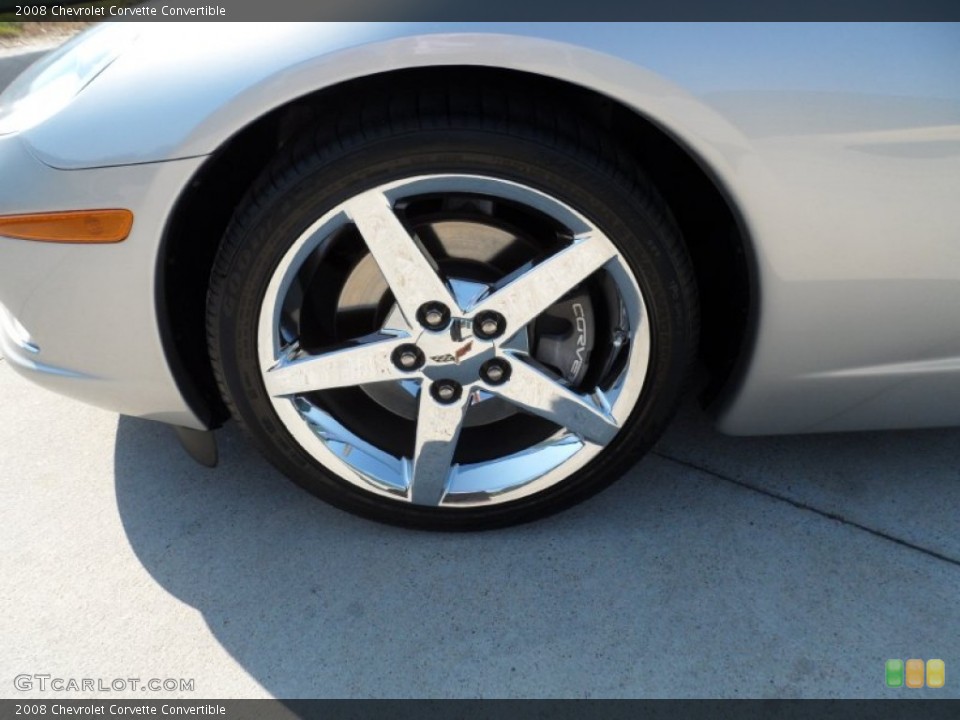 2008 Chevrolet Corvette Convertible Wheel and Tire Photo #55707761