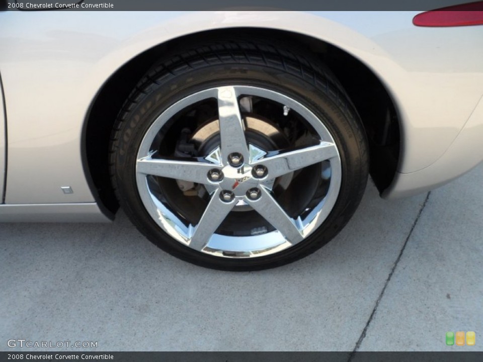 2008 Chevrolet Corvette Convertible Wheel and Tire Photo #55707764