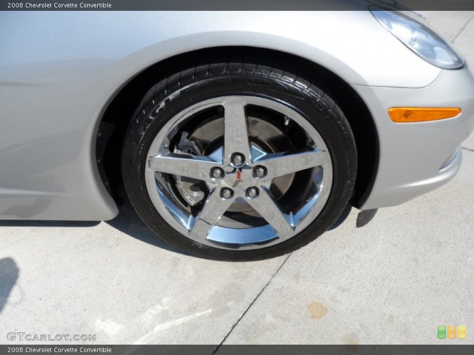 2008 Chevrolet Corvette Convertible Wheel and Tire Photo #55707770