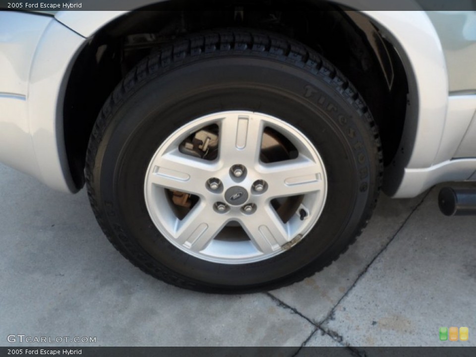 2005 Ford Escape Hybrid Wheel and Tire Photo #55708142