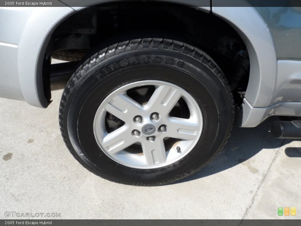 2005 Ford Escape Hybrid Wheel and Tire Photo #55708148