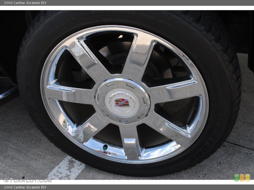 2009 Cadillac Escalade ESV Wheel and Tire Photo #55712347