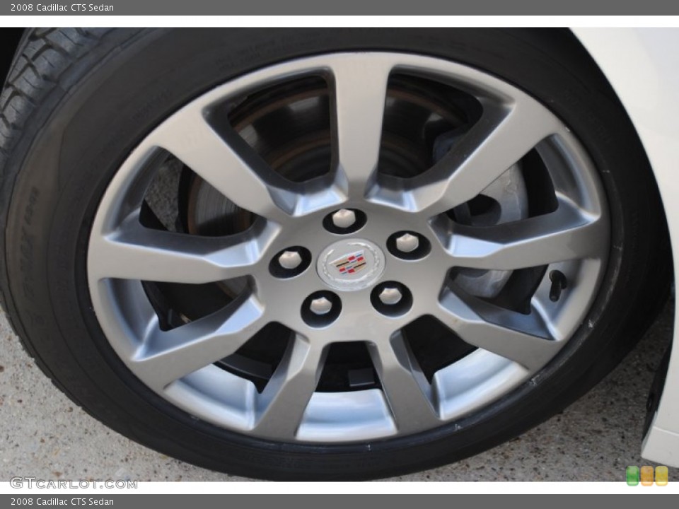 2008 Cadillac CTS Sedan Wheel and Tire Photo #55712995