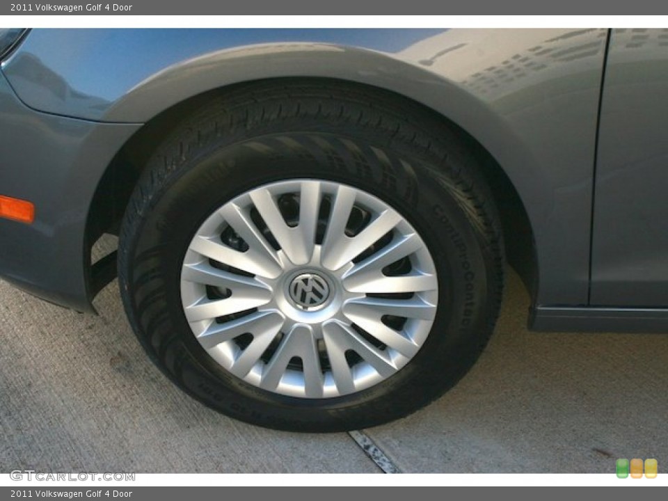 2011 Volkswagen Golf 4 Door Wheel and Tire Photo #55715515