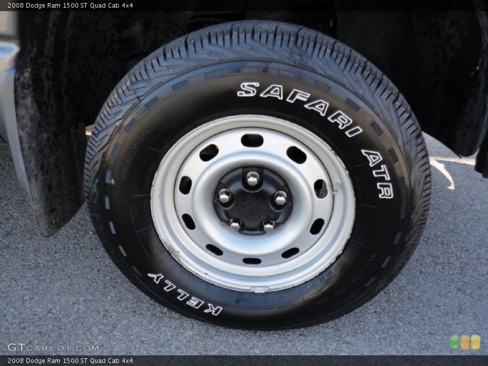 2008 Dodge Ram 1500 ST Quad Cab 4x4 Wheel and Tire Photo #55716110