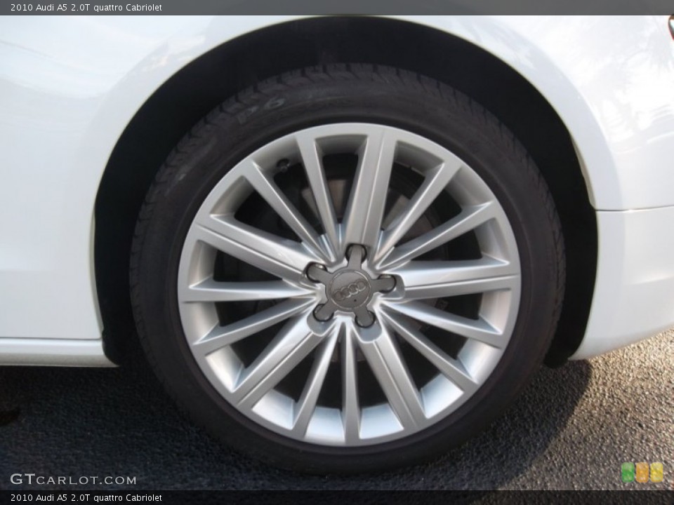2010 Audi A5 2.0T quattro Cabriolet Wheel and Tire Photo #55718536
