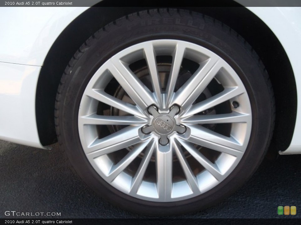 2010 Audi A5 2.0T quattro Cabriolet Wheel and Tire Photo #55718543
