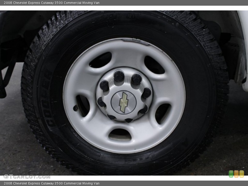 2008 Chevrolet Express Cutaway 3500 Commercial Moving Van Wheel and Tire Photo #55723018
