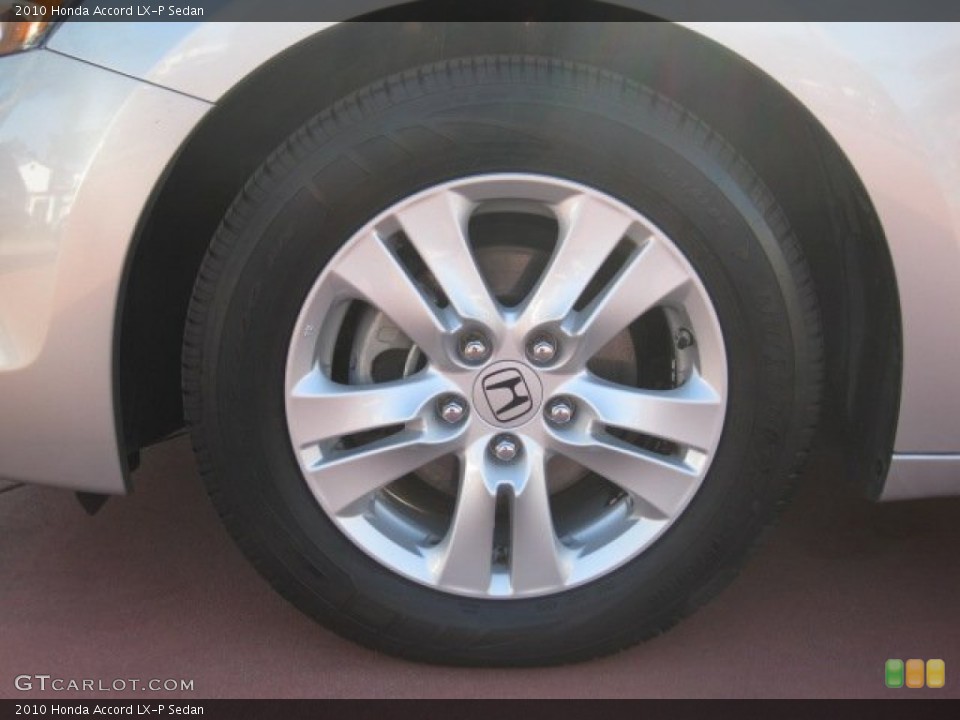 2010 Honda Accord LX-P Sedan Wheel and Tire Photo #55725149
