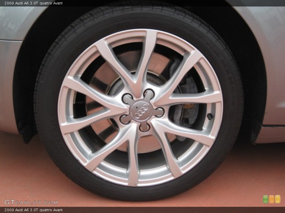 2009 Audi A6 3.0T quattro Avant Wheel and Tire Photo #55725670