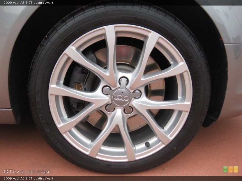 2009 Audi A6 3.0T quattro Avant Wheel and Tire Photo #55725697
