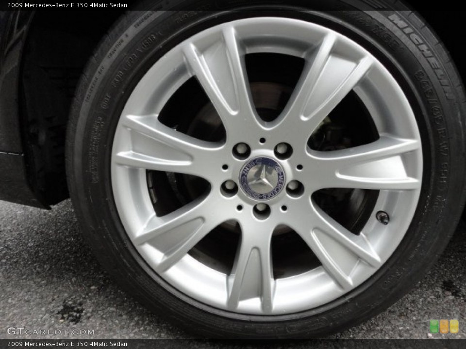 2009 Mercedes-Benz E 350 4Matic Sedan Wheel and Tire Photo #55728435