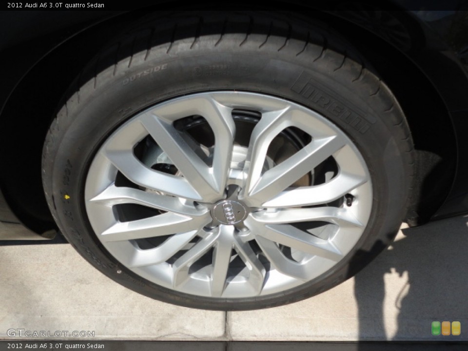 2012 Audi A6 3.0T quattro Sedan Wheel and Tire Photo #55730511