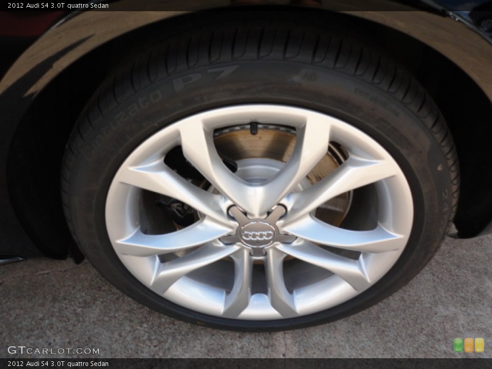 2012 Audi S4 3.0T quattro Sedan Wheel and Tire Photo #55730763