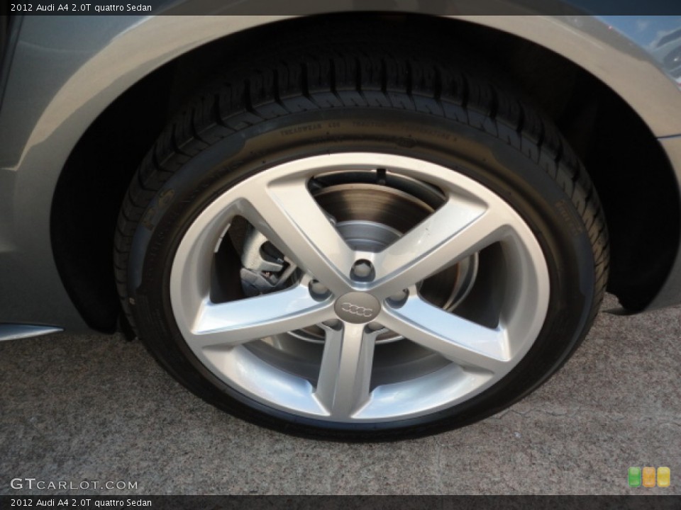 2012 Audi A4 2.0T quattro Sedan Wheel and Tire Photo #55731006