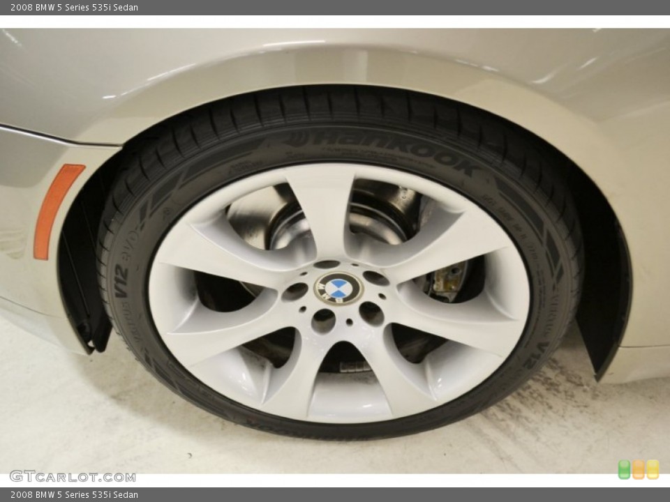 2008 BMW 5 Series 535i Sedan Wheel and Tire Photo #55731339