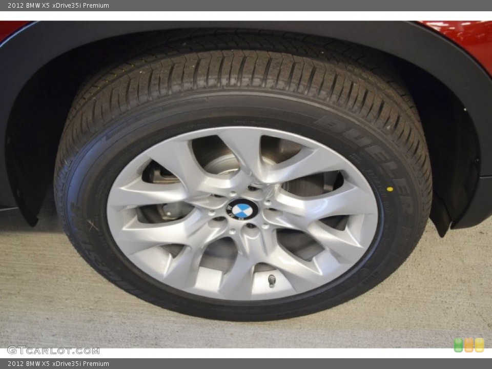 2012 BMW X5 xDrive35i Premium Wheel and Tire Photo #55731654