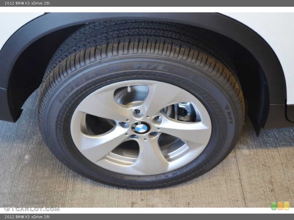 2012 BMW X3 xDrive 28i Wheel and Tire Photo #55731996