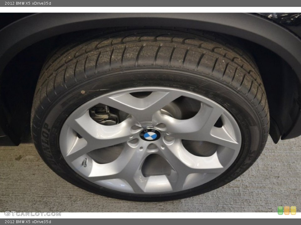 2012 BMW X5 xDrive35d Wheel and Tire Photo #55732079