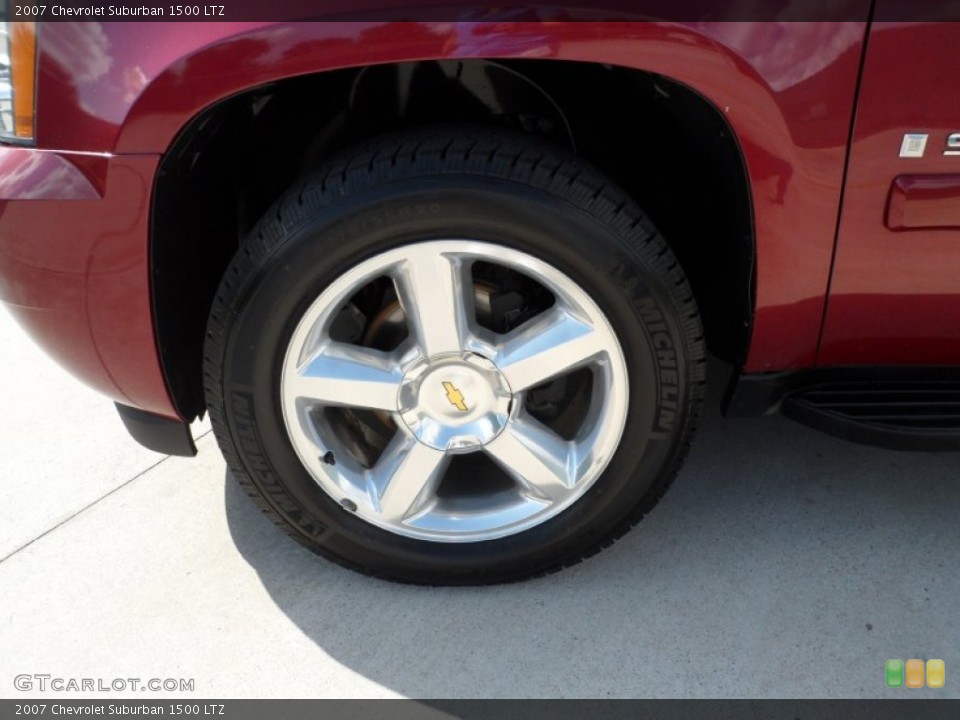 2007 Chevrolet Suburban 1500 LTZ Wheel and Tire Photo #55734933