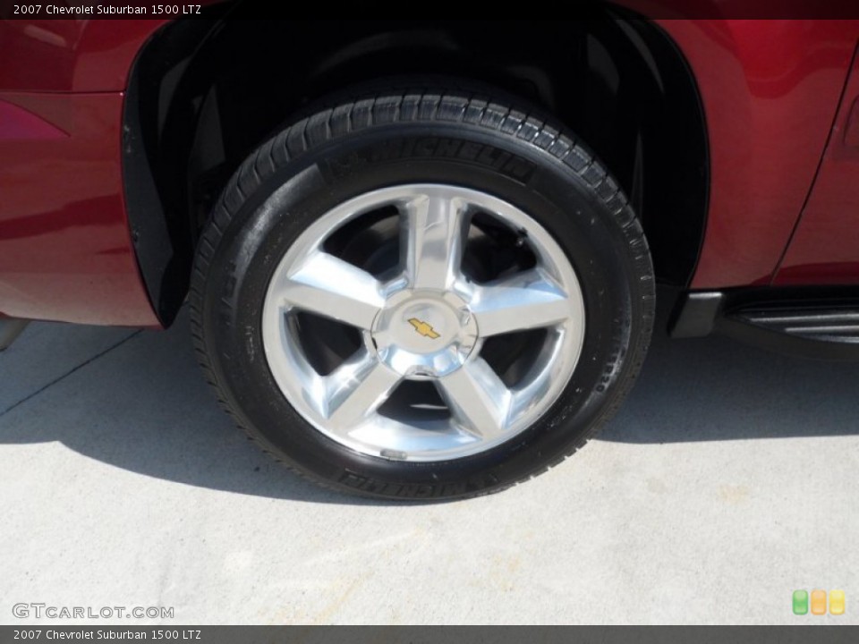 2007 Chevrolet Suburban 1500 LTZ Wheel and Tire Photo #55734950