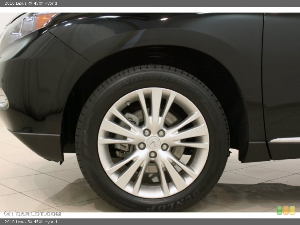 2010 Lexus RX 450h Hybrid Wheel and Tire Photo #55738707