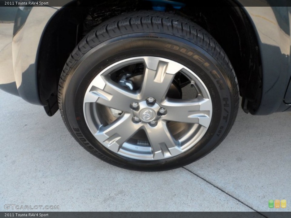 2011 Toyota RAV4 Sport Wheel and Tire Photo #55741350