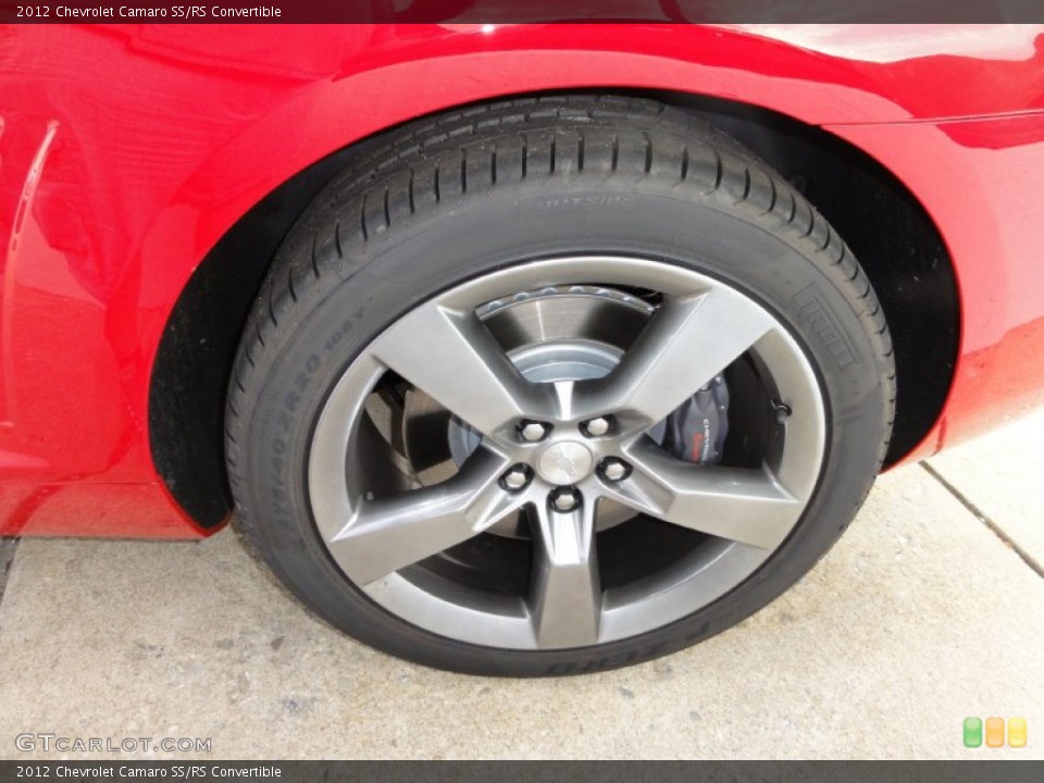 2012 Chevrolet Camaro SS/RS Convertible Wheel and Tire Photo #55744975