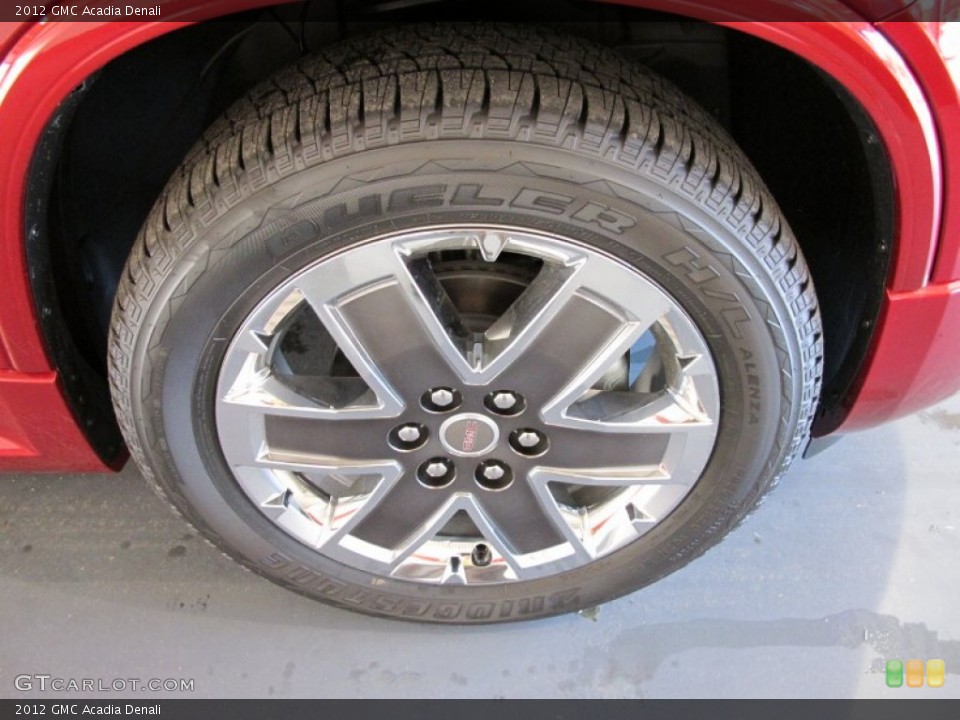 2012 GMC Acadia Denali Wheel and Tire Photo #55746632