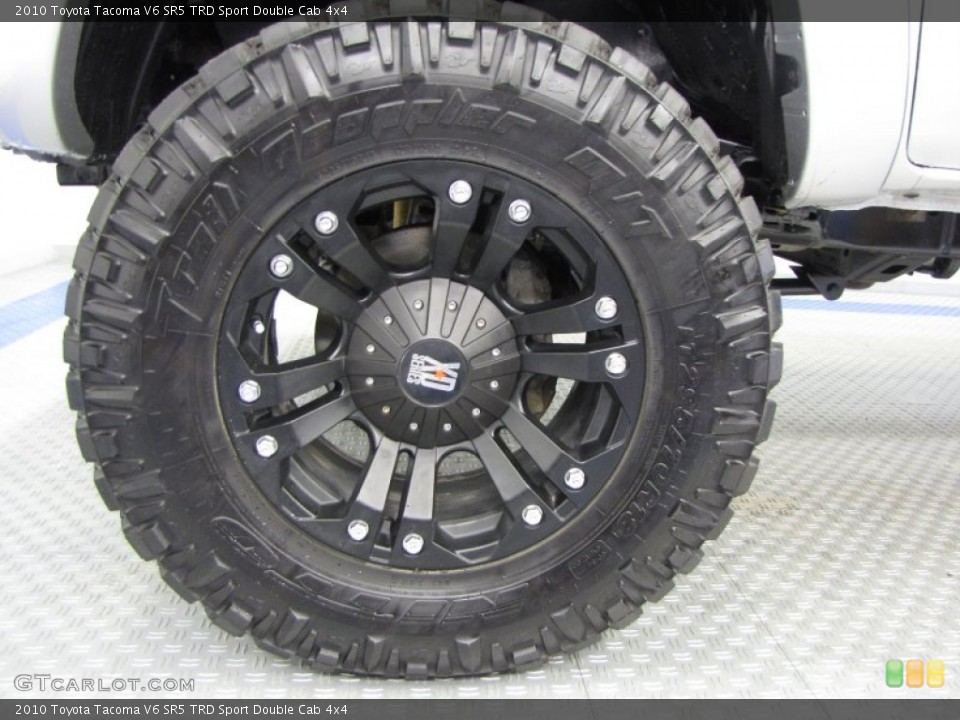 2010 Toyota Tacoma V6 SR5 TRD Sport Double Cab 4x4 Wheel and Tire Photo #55750683