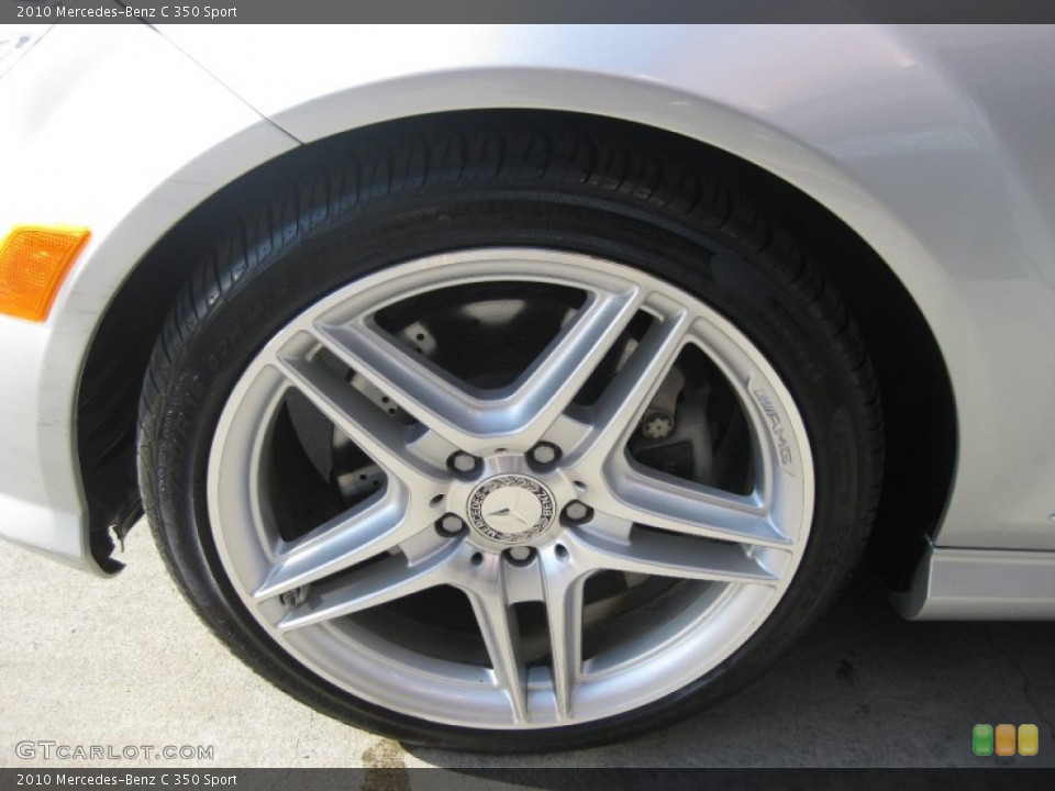 2010 Mercedes-Benz C 350 Sport Wheel and Tire Photo #55752429