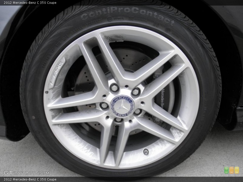 2012 Mercedes-Benz C 350 Coupe Wheel and Tire Photo #55752807
