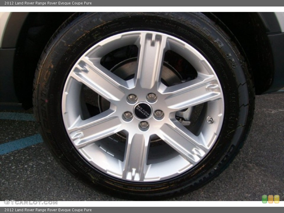 2012 Land Rover Range Rover Evoque Coupe Pure Wheel and Tire Photo #55756080
