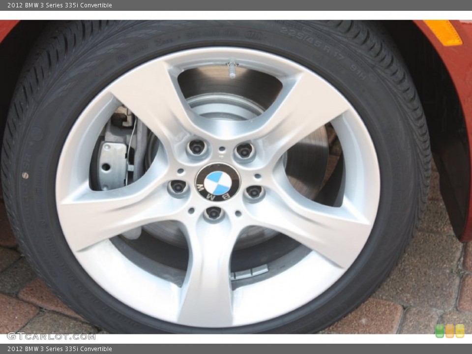2012 BMW 3 Series 335i Convertible Wheel and Tire Photo #55763816