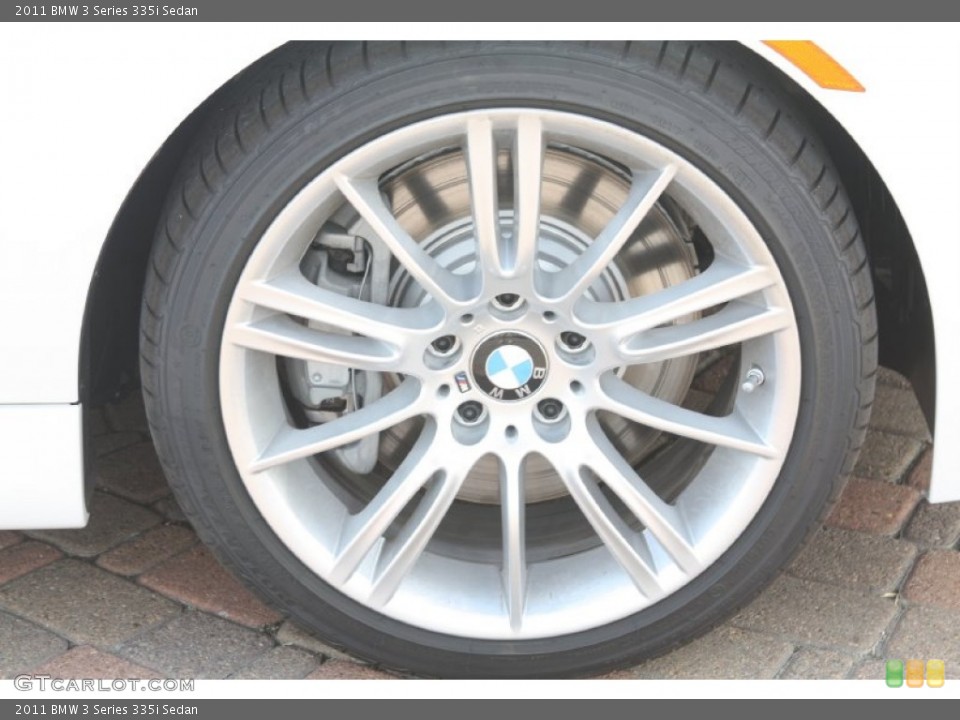 2011 BMW 3 Series 335i Sedan Wheel and Tire Photo #55764929