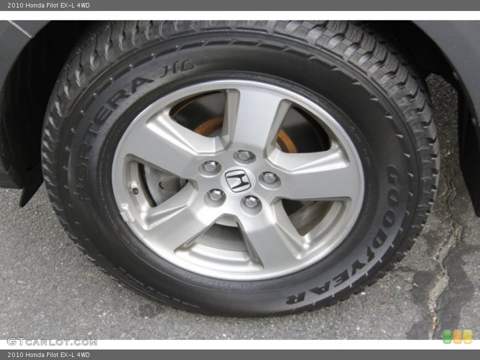 2010 Honda Pilot EX-L 4WD Wheel and Tire Photo #55771313