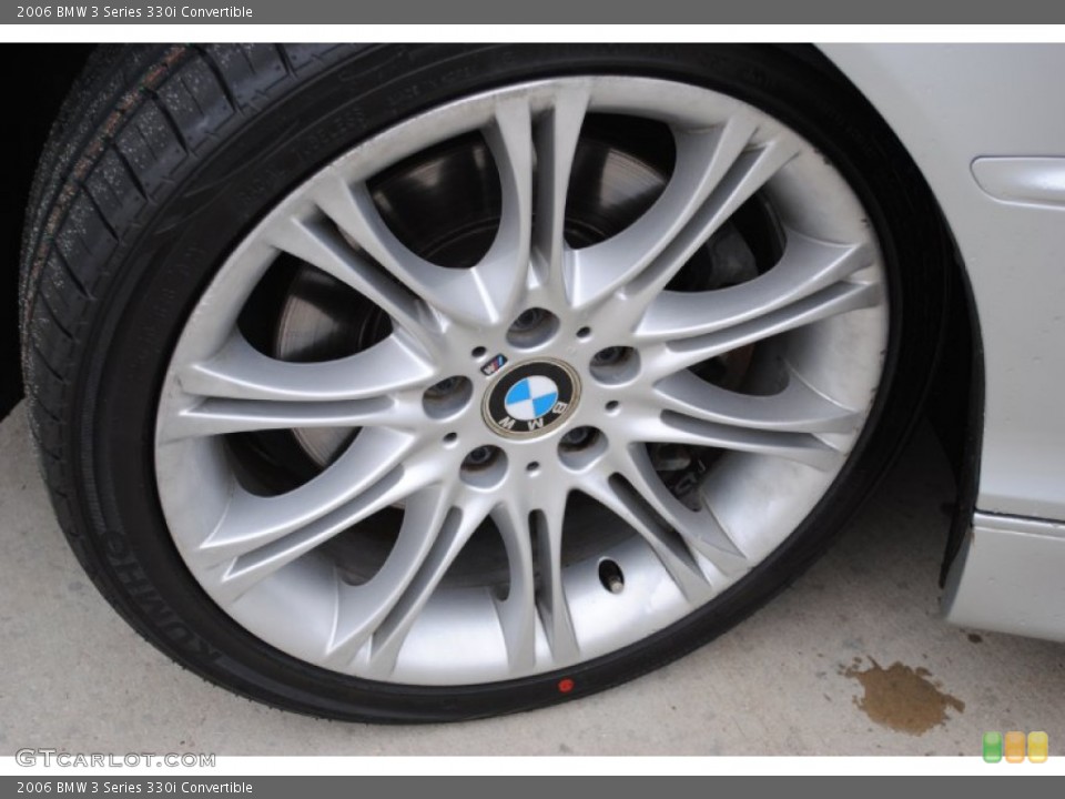 2006 BMW 3 Series 330i Convertible Wheel and Tire Photo #55772084