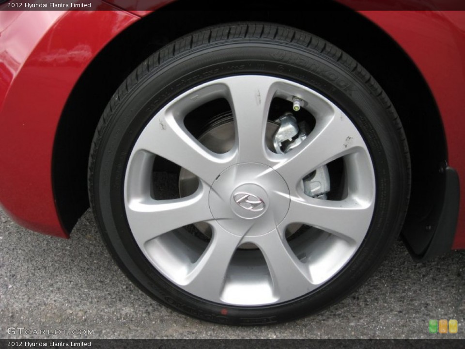 2012 Hyundai Elantra Limited Wheel and Tire Photo #55775782