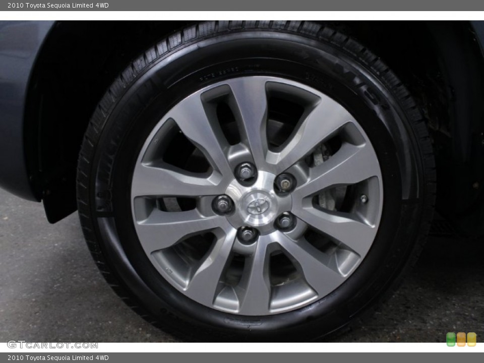 2010 Toyota Sequoia Limited 4WD Wheel and Tire Photo #55776036