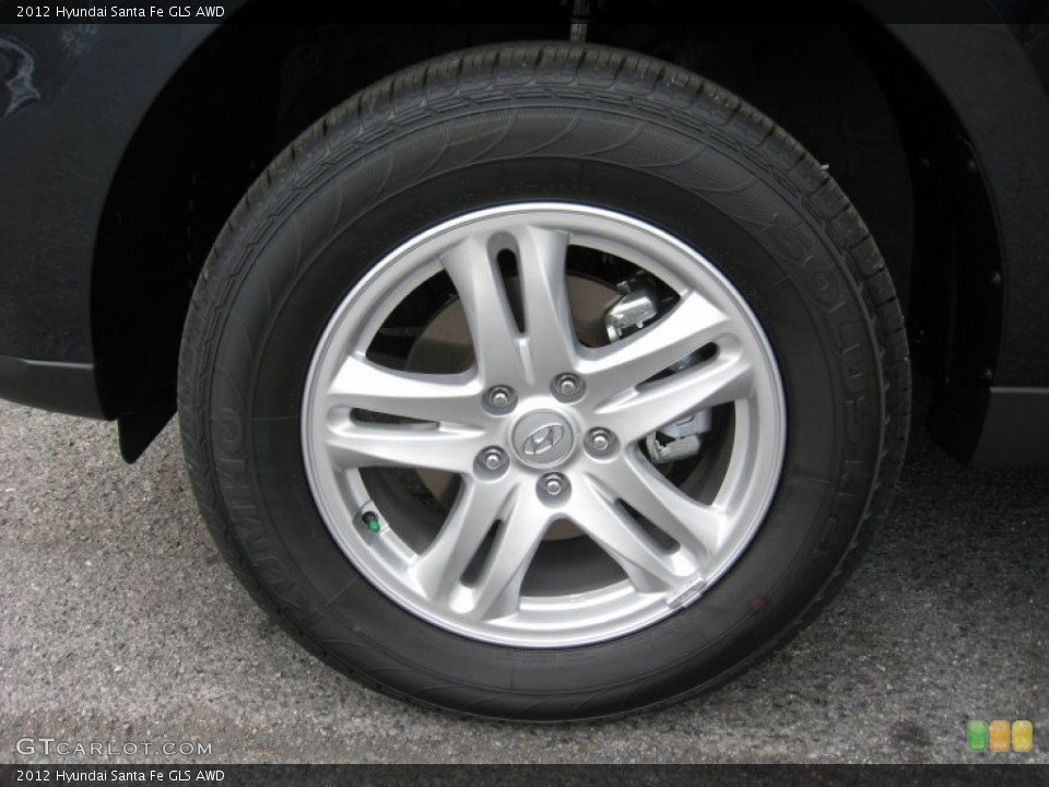 2012 Hyundai Santa Fe GLS AWD Wheel and Tire Photo #55777296